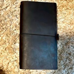 Handmade leather journal